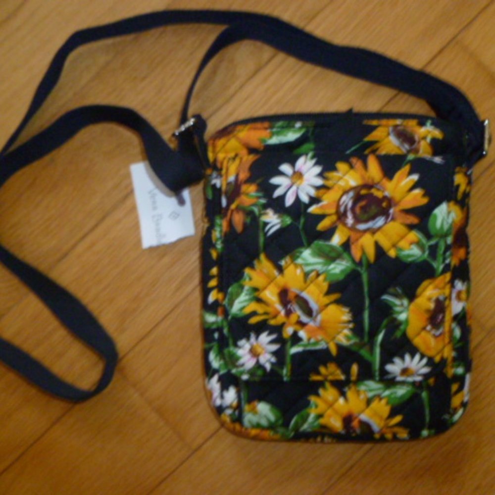 Vera Bradley Mini Hipster Sunflowers